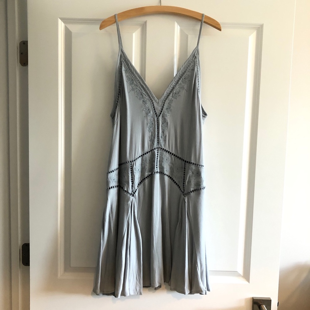NWOT ASTR Embroidered Mini Dress